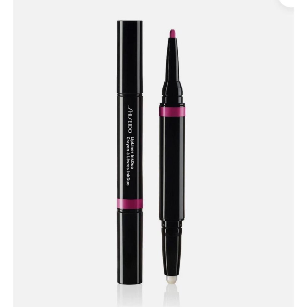 Shiseido Lip Liner Ink Duo 10 Violet 1.1G Moisturizing Pencil NIB